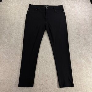 Jade & Ivory Pants Womens Large Black Stretch Tapered Outdoor Workwear